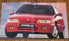 1991 Citroen ZX Prospekt brochure n AX BX CX Xantia Xsara XM