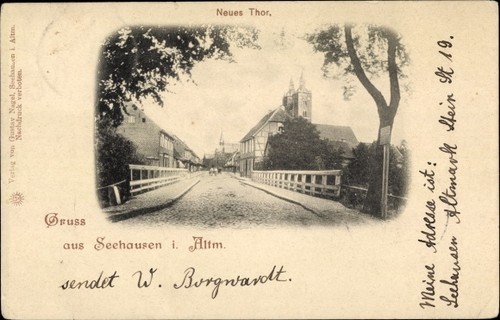 Seehausen der altmark - ak,