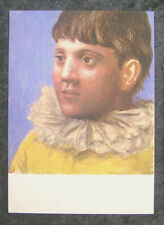 Kunstpostkarte: Pablo Picasso: Porträt eines Kindes im Harlekinkostüm, 1922