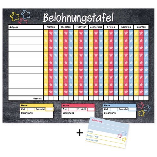 Belohnungstafel mit