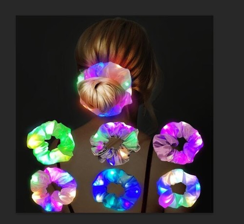 Leuchtende haargummis neon - leuchtende,