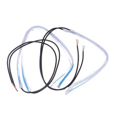 2Pcs 30/45/60cm Car DRL Flexible Waterproof Headlight LED Strip Universal Auto