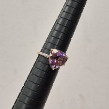 Ring 9 kt Gelbgold Amethyst