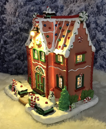 Lemax peppermint house - peppermint,