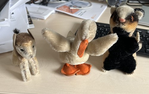 Steiff zicklein dachs gans - zicklein,,