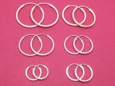 Einfache Creolen 925 Echt