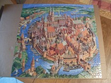 Puzzle 1200 Teile Die Hansestadt im Mittelalter Konvolut Sammlung Monumente
