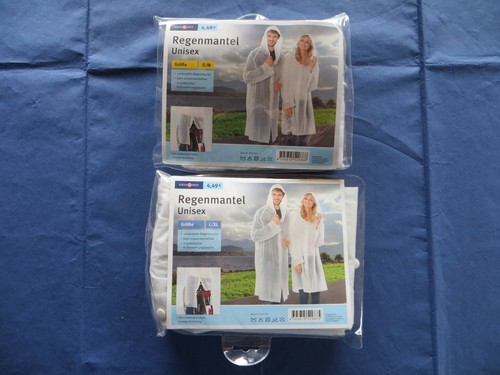 Unisex regenmantel mit - x,