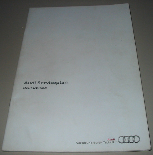 Serviceplan scheckheft audi - serviceplan,