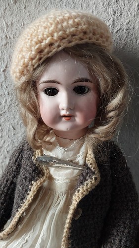 Puppe antik porzellankopf - puppe,