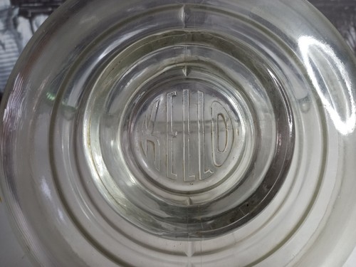 Glasschale mit deckel veb - mit,