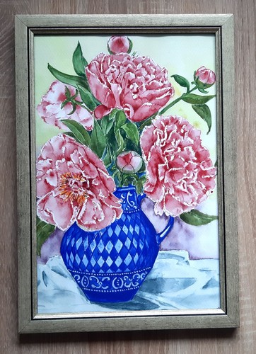 Aquarell gemälde wandbild - aquarell,