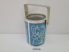 Thermobehälter DDR blau Eisbehälter mit Henkel Gittereinsatz Früchte #239478