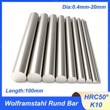 K10 Hartmetall Rund Bar HRC50° Stäbe CNC Stange ⌀0.4mm bis 20mm