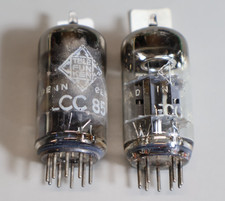 2x  ECC85 Telefunken mit Raute