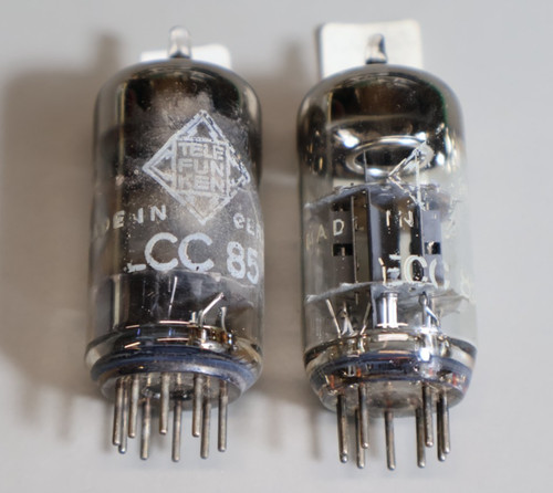 Ecc85 telefunken mit raute - mit,