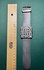 Stamps Damenuhr Schwarz Weiß