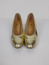 Supadance Gold Metallic Pumps