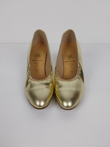 Supadance gold metallic pumps - gold,