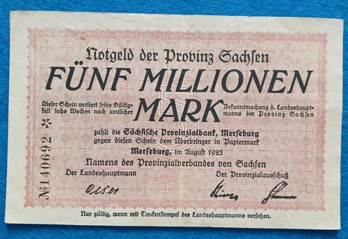 043 notgeld merseburg - 043,