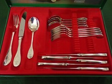 Wilkens Modell Schloss Rosenborg Vorspeisenbesteck 6 Pers. 18 Teile Silber 90er