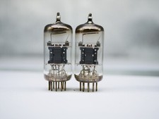 matched pair ECC801-S Telefunken diamond 6201 Röhre Tube NOS Testet 3/4