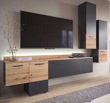 Wohnwand in grau und Evoke