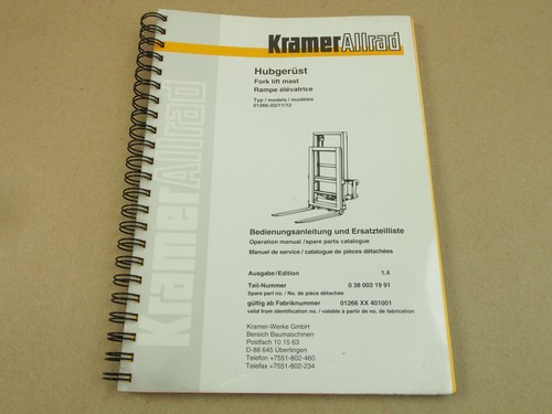 Kramer allrad 01266 12 - kramer, 01266-03/11/12