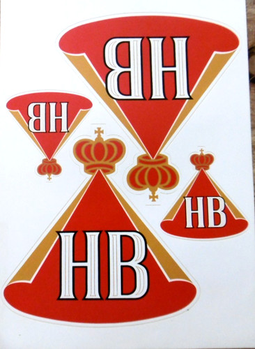 Werbe aufkleber bogen - werbe-aufkleber, hb