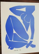 Matisse  Nu  Bleu III  , Kunstdruck  60 x 80 cm