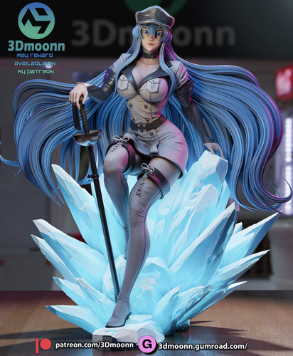 Esdeath fan - esdeath, (akame