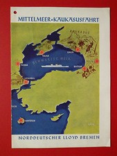 altes Prospekt Mittelmeer