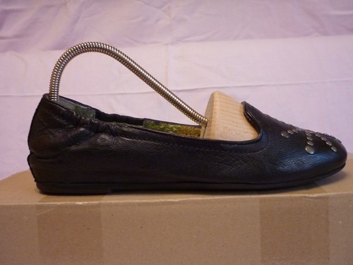 Mjus schwarze ballerinas niete - ballerinas,