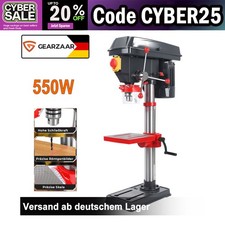 Tischbohrmaschine Säulenbohrmaschine 550W Standbohrmaschine 3-16mm 230V