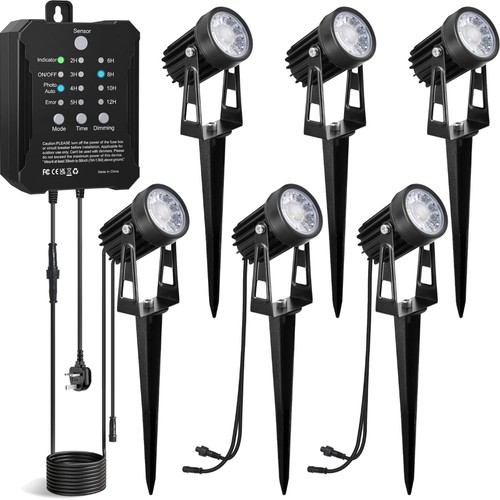 Led gartenbeleuchtung 6er - 6er, set