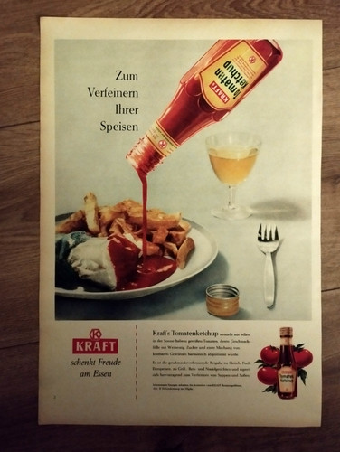 Orig werbung reklame 1958 - reklame,