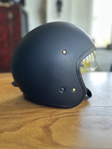 Shoei jethelm schwarz - j.o, matt