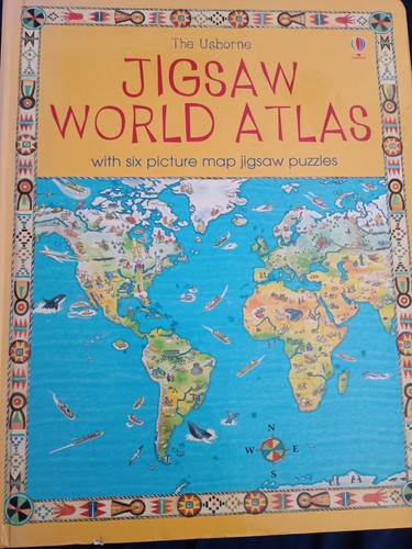 Usborne puzzle weltatlas - puzzle,