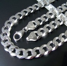 Niklarson® Panzerkette massiv 925 Sterling Silber Damen Herren Kette Armband VE3