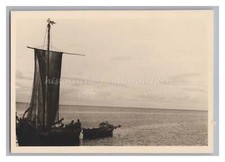 Reise Samlandküste Ostpreußen Kurische Nehrung Fischerboot - Foto 1930er