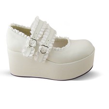 weiß lolita Shoes