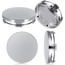 Radnabenkappen ABS Silber 60mm kompatibel VW Audi Felgen Ersatz