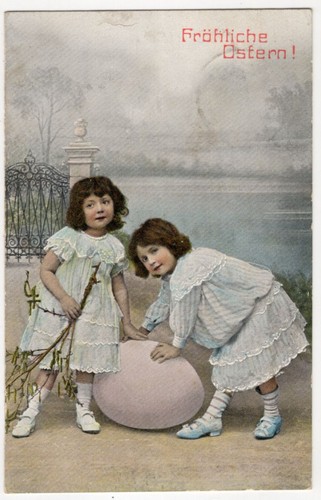 Mädchen mit riesenei - mit,