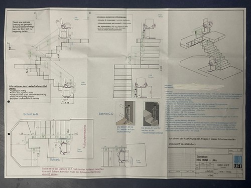 Hiro treppenlift anlagentyp - treppenlift,