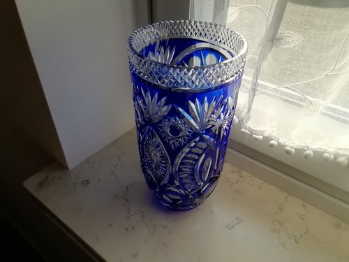 Kristall glas vase bohemian - kristall, vase.
