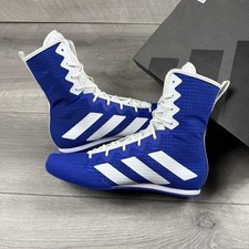 Adidas Box Hog 4 Boxschuhe "Navy / White" - Größe UK 7 / EU 40 2/3