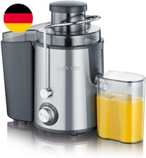 SEVERIN Entsafter, Geräuscharme Saftmaschine Für Vitaminreiche Obst- Und Gemüses
