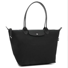 Longchamp Le Pliage Energy Shoulder Tote Bag L Size Black Outlet from JAPAN