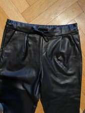 Vero Moda PU Lederhose baggy