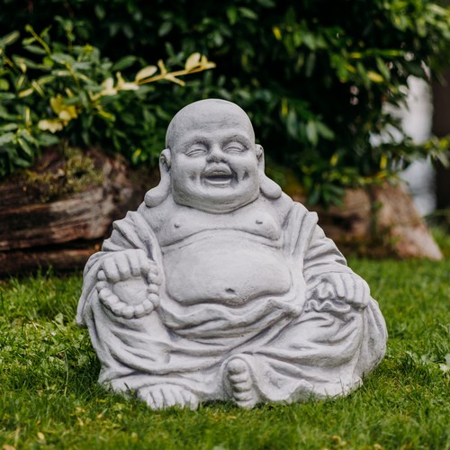 Glücks buddha mönch statue - glücks,